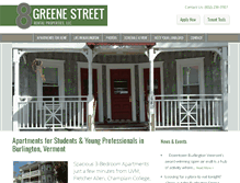 Tablet Screenshot of 8greenestreet.com
